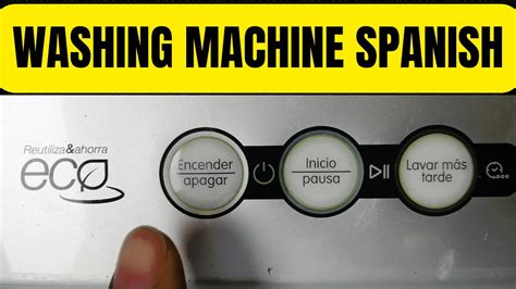 how do you say washing machine in spanish|WASHING MACHINE in Spanish .